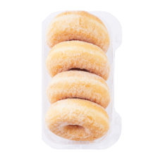 Gesuikerde donuts